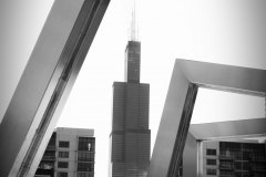 sears tower through sculpture