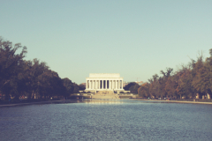 lincoln memorial and reflecting pond