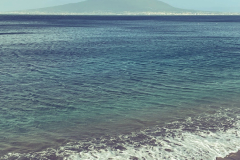 beach looking at mt vesuvius