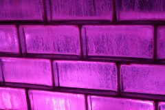 pink glass blocks