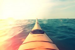 yellow kayak light leak