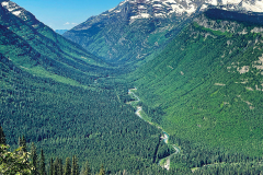 valley of mountains glacier montana