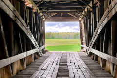 looking through covered bridge indiana